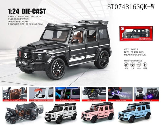 Mercedes AMG 1:24 Pull Back Diecast, With Light And S {Each Piece}