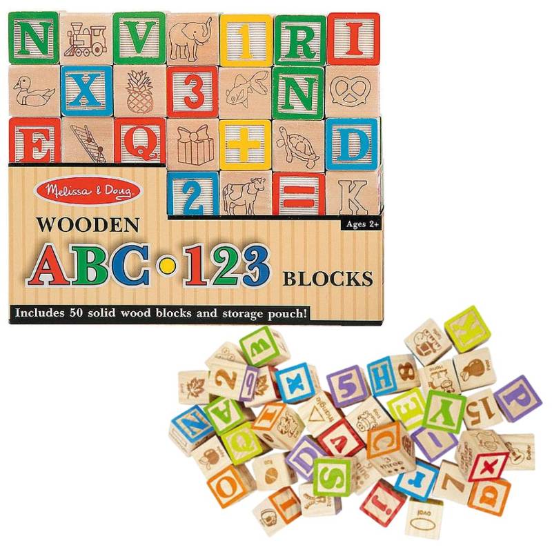 Wooden Blocks Set 50 Pcs