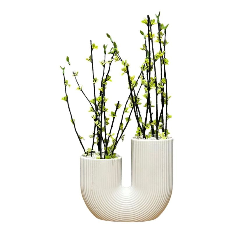 U PVC Pot With Bunch