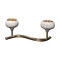 Spiral Double Candle Stand