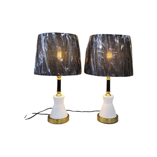 White Brass Colour Lamp {Each Piece}
