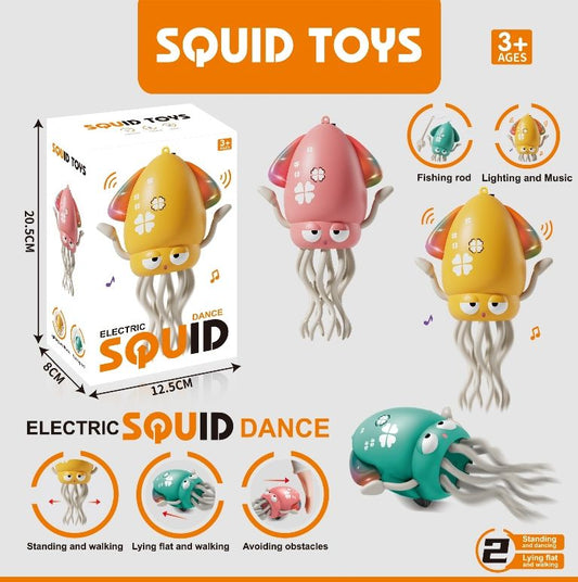 Dancing Octopups,W/Light&Usb Charger, 3