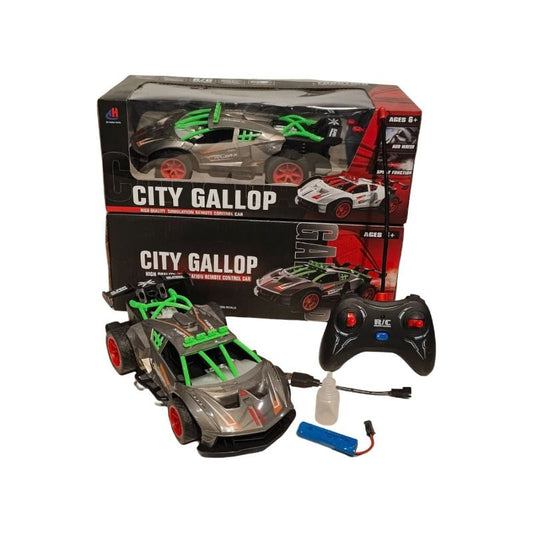 R/C Car W/Light & Smoking & Usb, W.Bx F