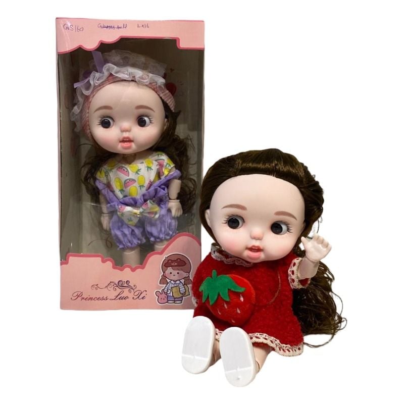 30Cm Big Head Glasses Doll {Each Piece}