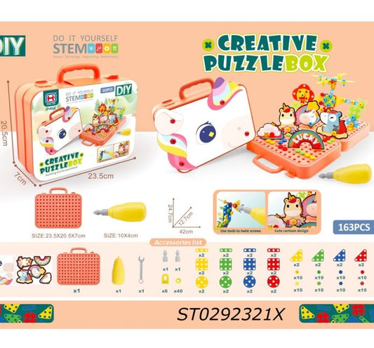 Creative Puzzle Box, W/O Electric Drill,