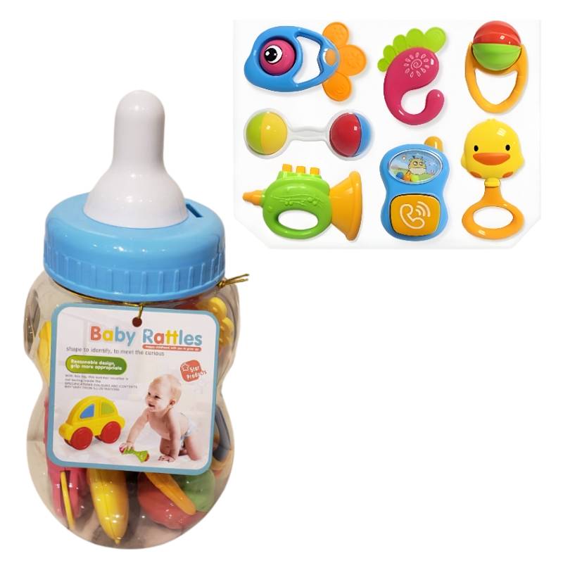 Rattle,8Pcs/Plastic Box