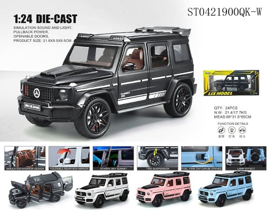 Mercedes AMG 1:24 Pb Alloy Car Set W/Light Sound  {Each Piece}
