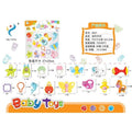 Rattle Set,15Pcs,Pvc Bag With Head