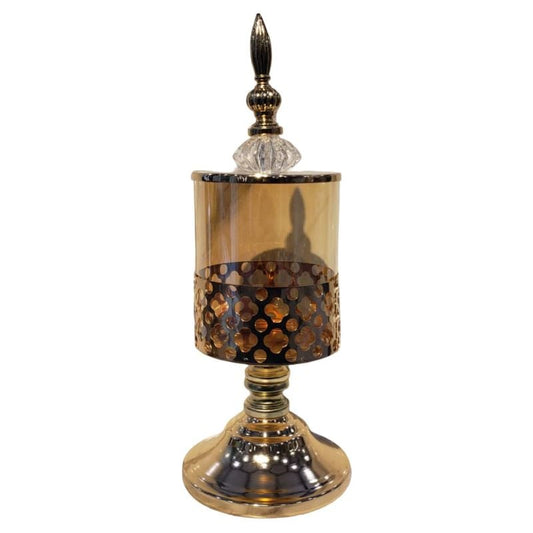 Gold Trim Jar