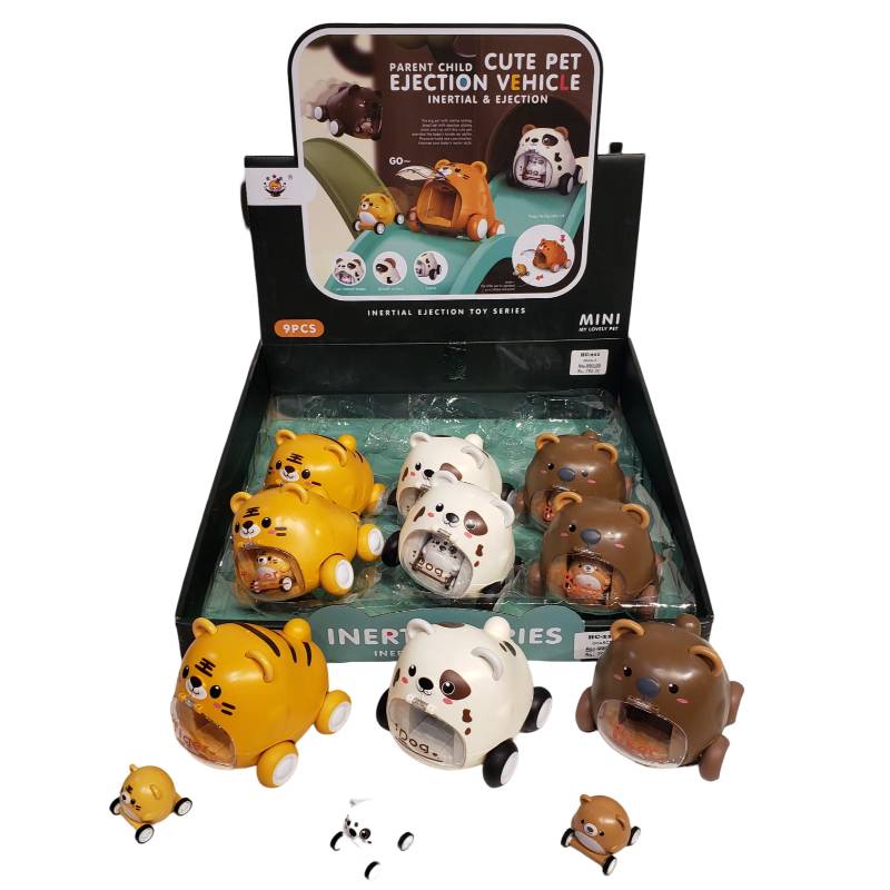 Friction Shooting Car Set,9 Pcs/D.Box