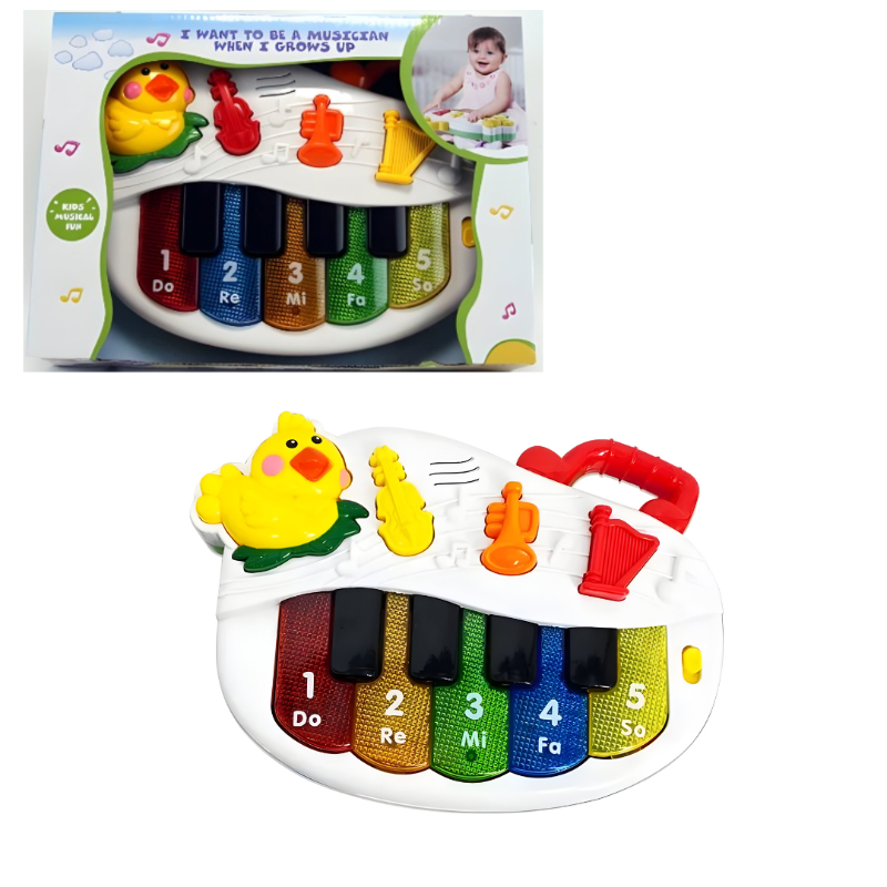 Musical Piano W/Music And Light T.Bx W/O