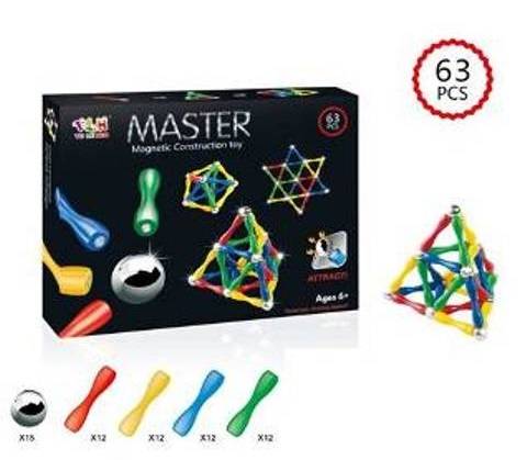 Blocks Set 63Pcs,P.Bx