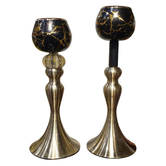 Metal Base Candle Stand Large {Each Piece}