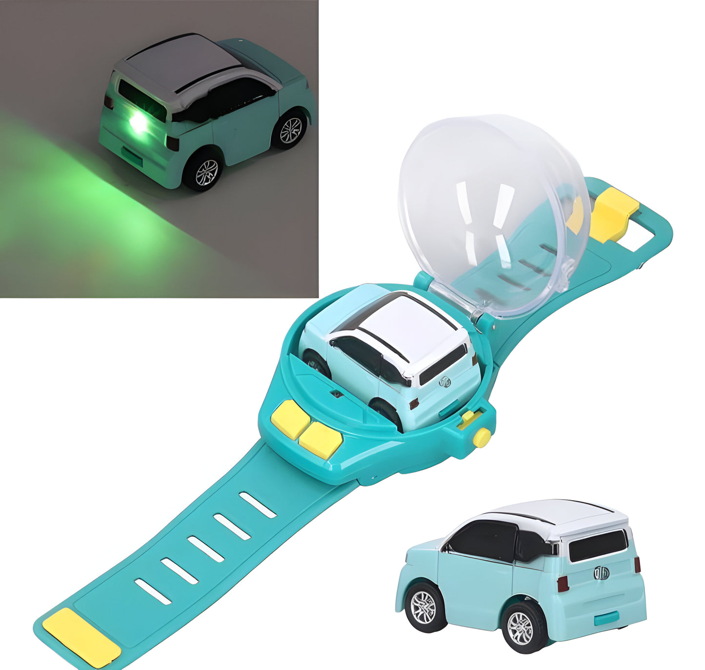 Speed Up Mini R/C car with Watch