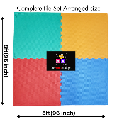 8X8 ft Foam Tile Set for Kids.