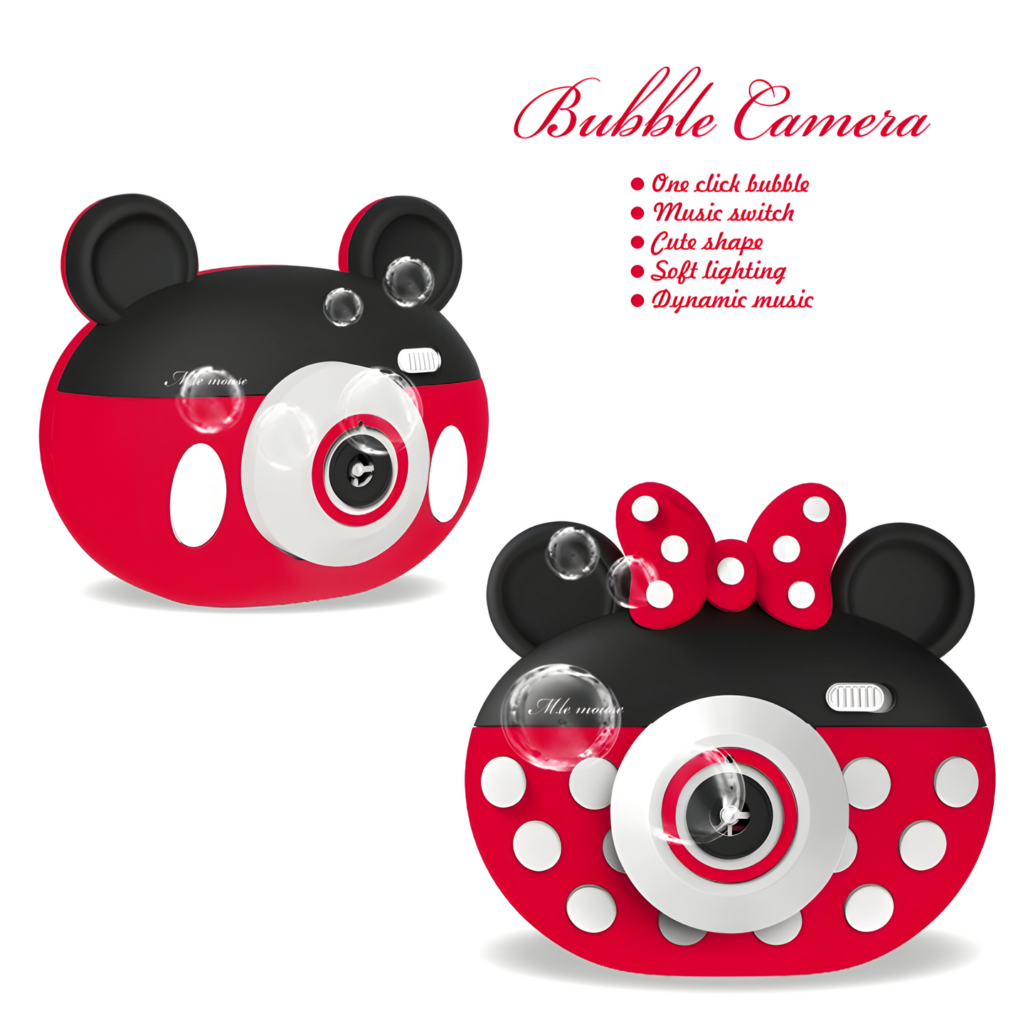 Minnie Bubble Camera with Sound