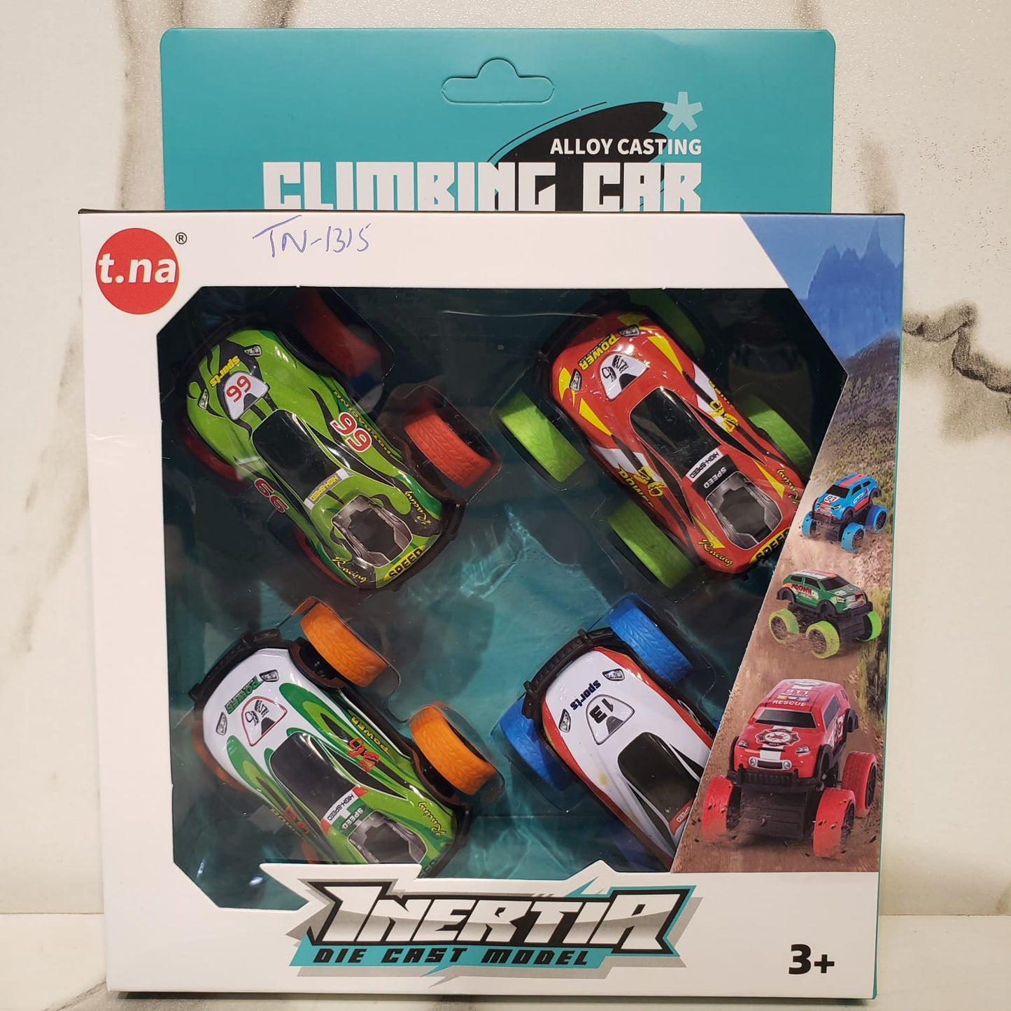 4 Pcs Mini Die-Cast Trucks Toy Set