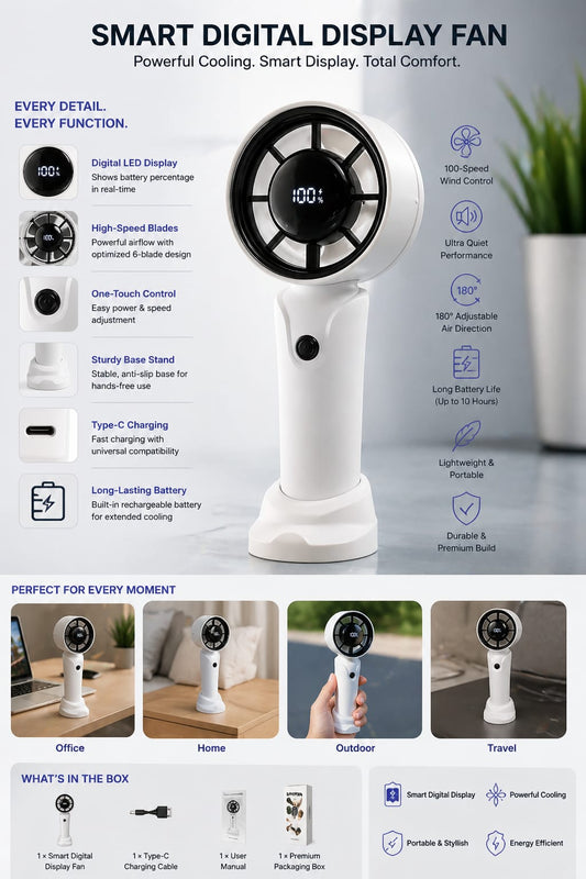 Cool Wave Pocket Fan