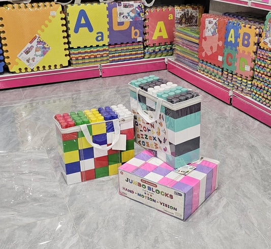 Jumbo Building Blocks 25 Pcs Zip-Bag