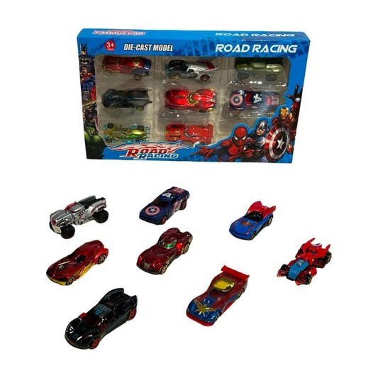 Avengers Mix Diecast Cars Metal {Pack Of 8 cars}