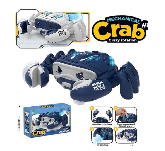 B/O Crab W/Light&Sound&Smoking 2Color P.