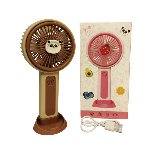 Handheld Charging Fan 3Cls Mix  W/Usb P.