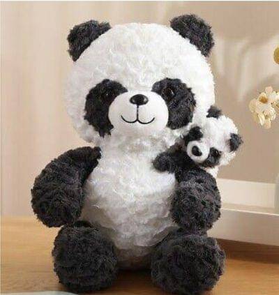 Panda With Baby 40Cm Medium