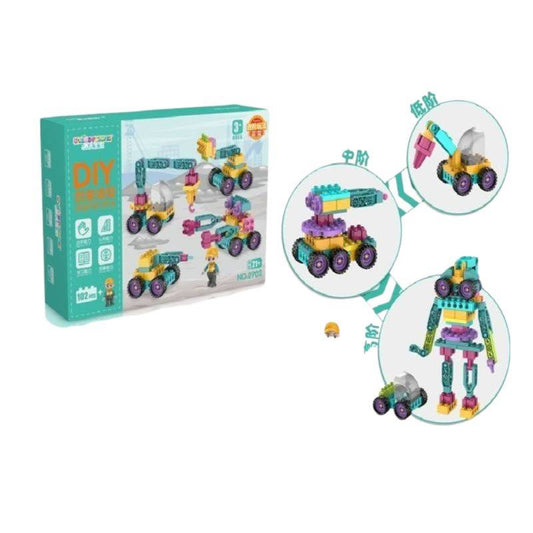 Diy Construction Model Set 102 Pcs