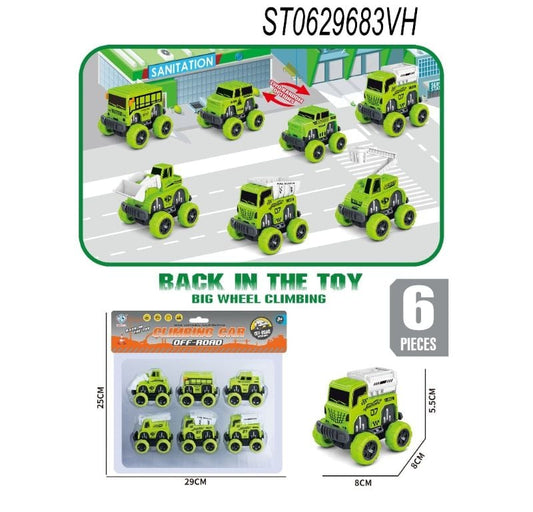 P/B Car Set, 6 Pcs/Pvh