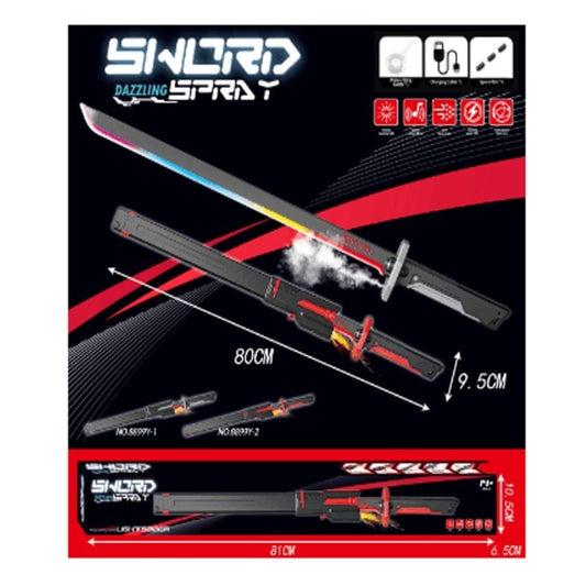 Spray Sword With Light/Sound And Smoking