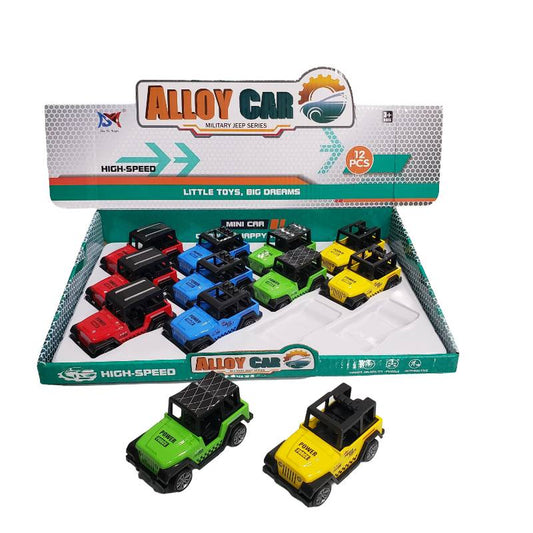 Pull Back Metal Car 12 Pcs Box