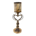 Heart-scroll Candle Stand {Large Size}