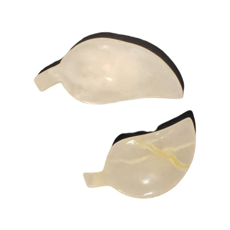 Marble  Leaf Set Small {Set of 2}