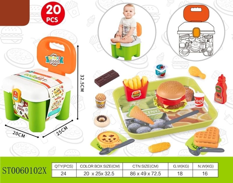 Fast Food Combo Play Set