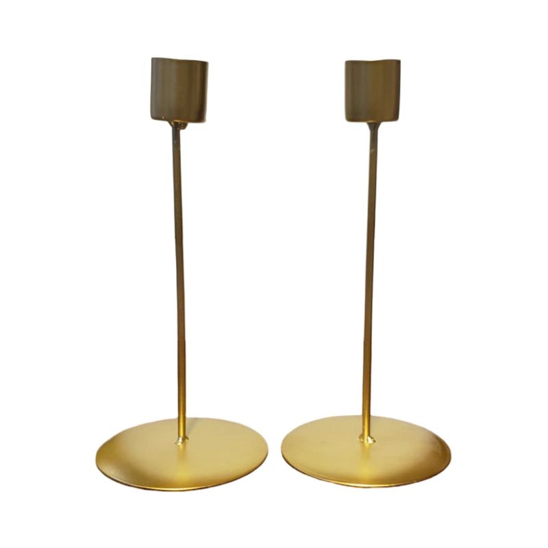 1 Piece Golden Candle Stand