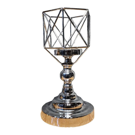 Geometric wire-frame Candle Stand