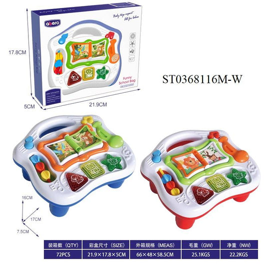 Schoolbag 2Color Mix W/Light&Music W,Box