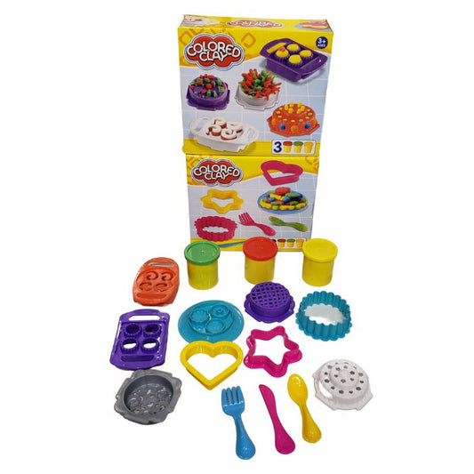 Diy colored Clay set