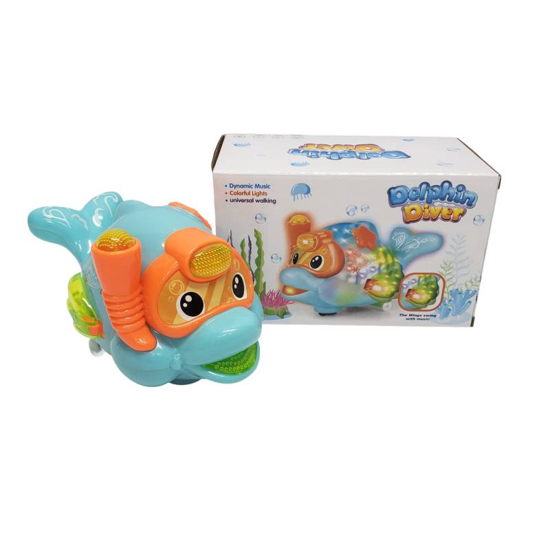 B/O Dolphin Diver W/Music&Lightp.Bx