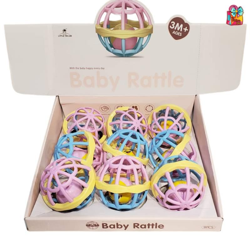 Baby Rattle Ball 9Pcs/D.Bx