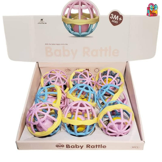 Baby Rattle Ball 9Pcs/D.Bx