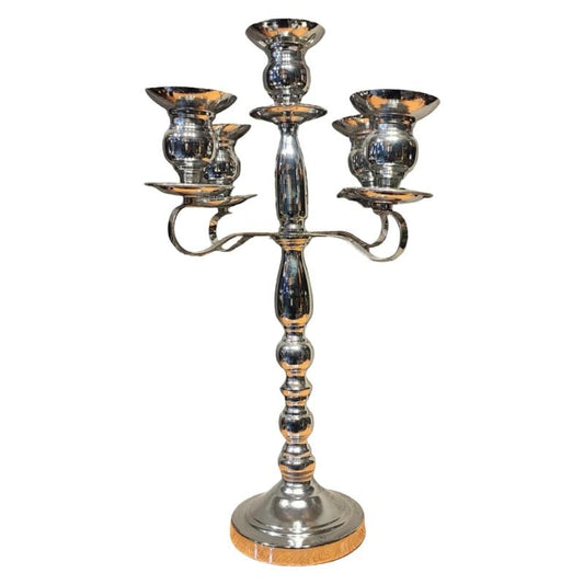 Silver candelabra Candle Stand