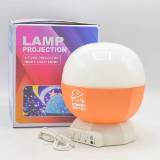 Lamp Projection With Music Light 2 Crls Mix W Out 3*Aa Pb