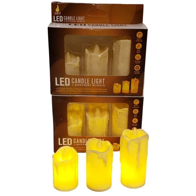 Luminous Candle {Set of 3}