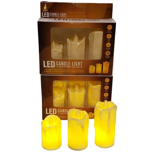 Luminous Candle {Set of 3}