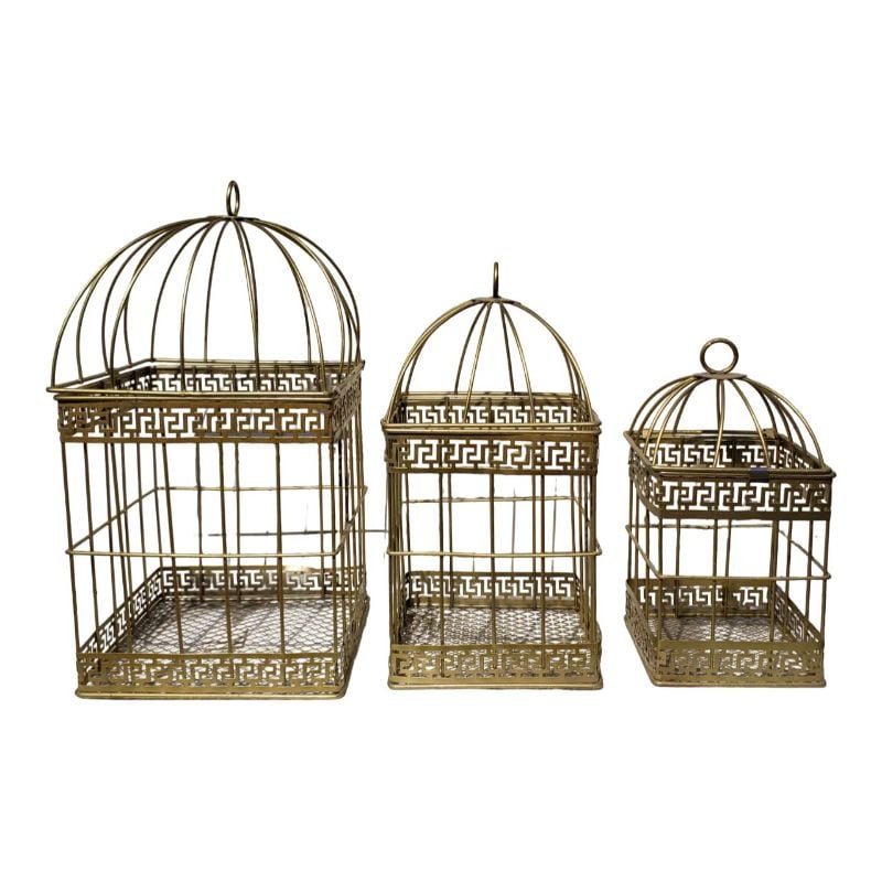 Imperial Bird Cage {Set Of 3}