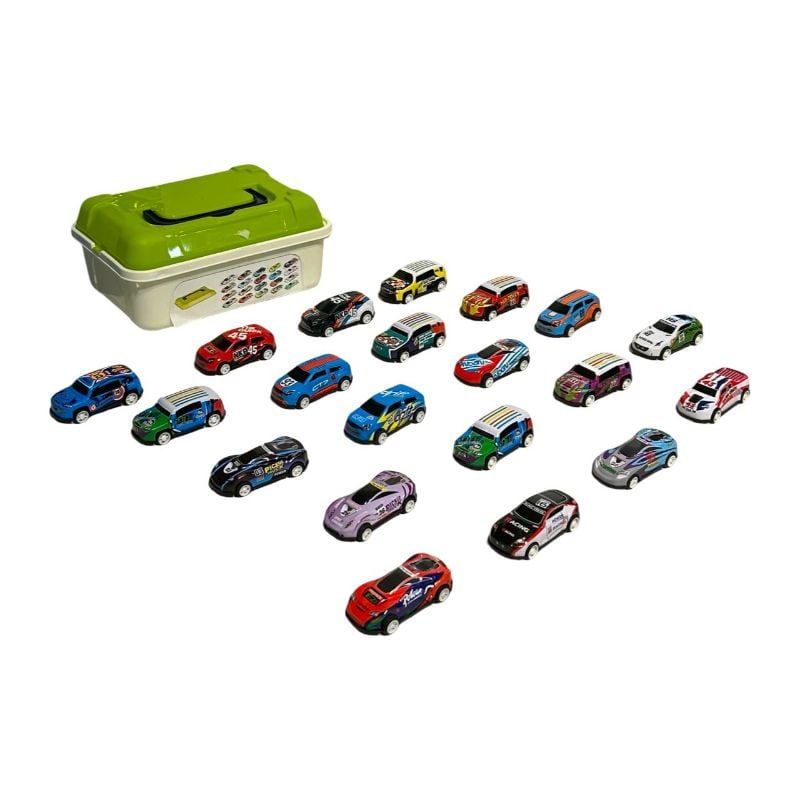 6.8 Cm Metal Car, Multi Asst Mix, 20 Pcs