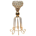 Crystal-encrusted Candle Stand