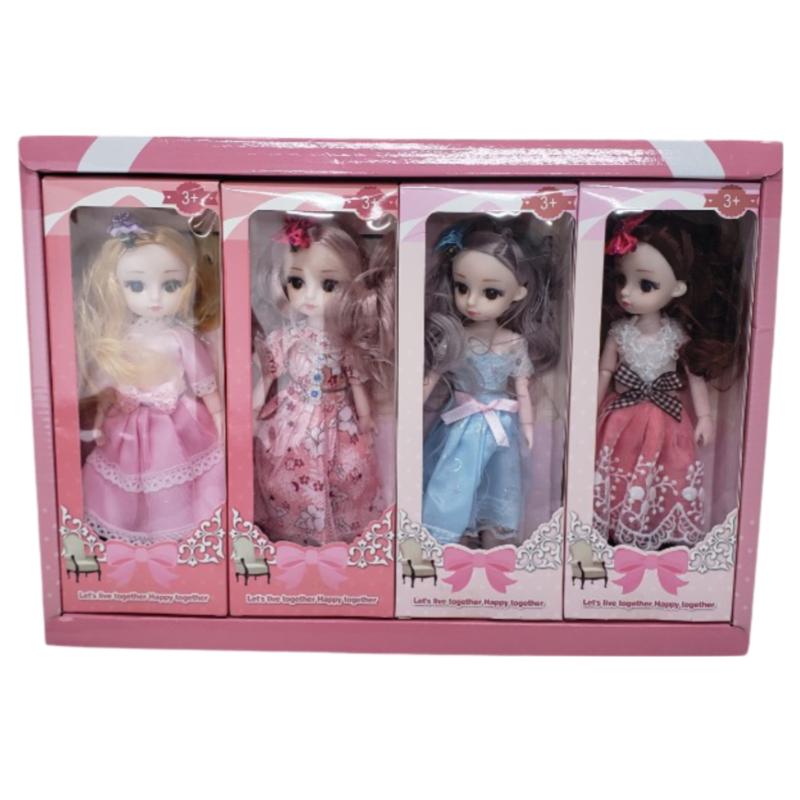 Doll-9-Inch-4-Pcs-Box