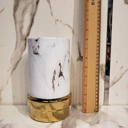 Marble & Gold Vase